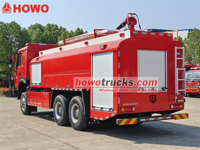 Howo 6x6 fire fighting truck