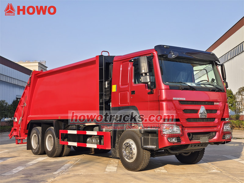 HOWO 20cbm garbage compactor vehicle