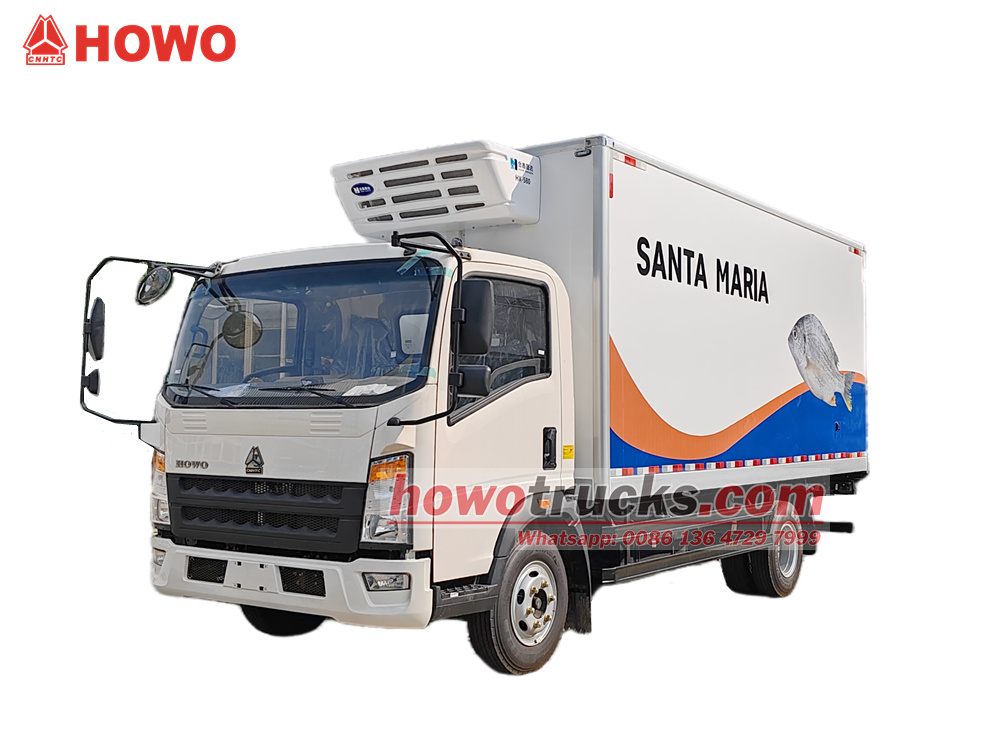 5Ton Seafood Refrigerated Truck Howo 