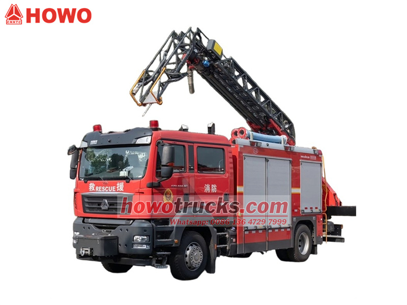 Aerial Fire Trucks HOWO