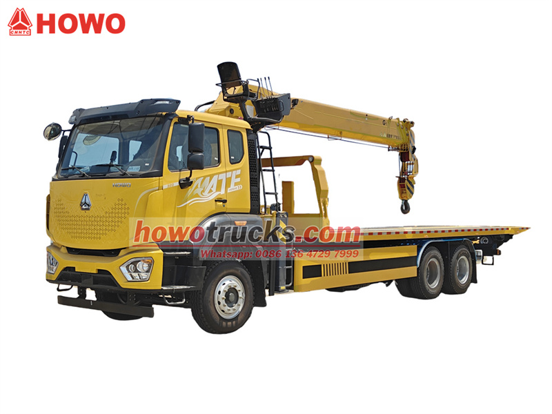 HOWO chassis Car Carrier Flatbed Tow Trucks