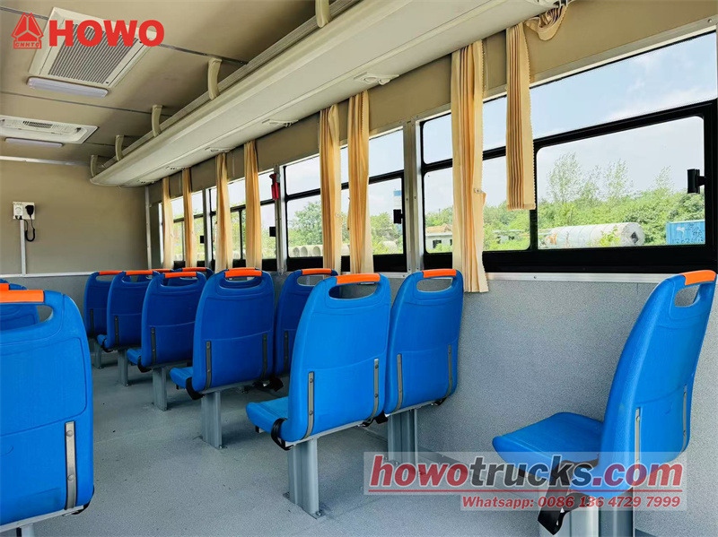 HOWO 4×4 Transport Soldier Truck Troop Carrier Carry 22 people