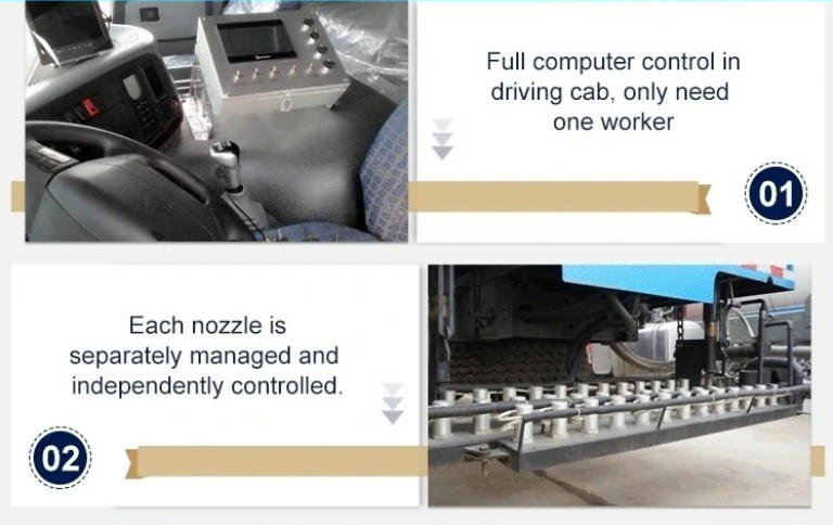 HOWO 8000 Liters Construction Asphalt Truck