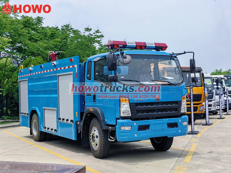 HOWO 4x2  fire fighting truck
