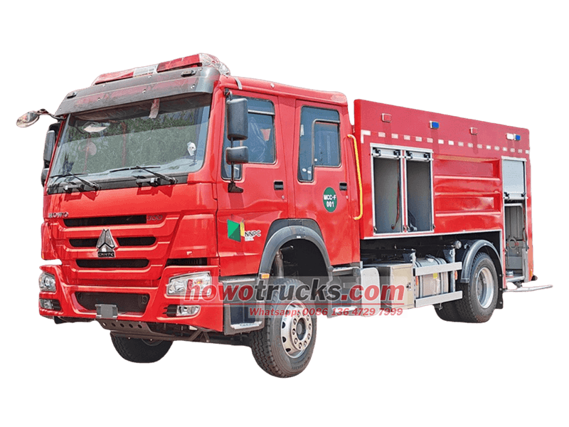 Camión de bomberos acuáticos Howo