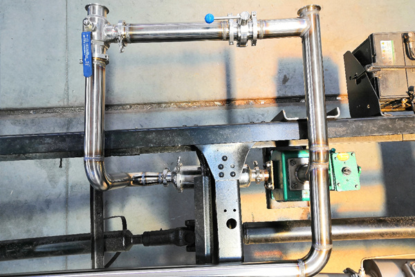 Potable water truck pipeline and Stainless steel pump