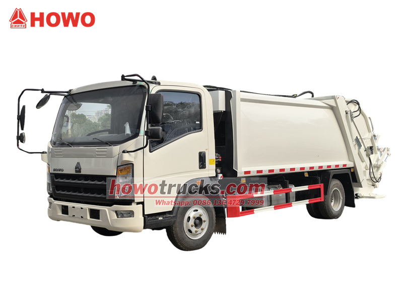 HOWO 6BM garbage compactor truck