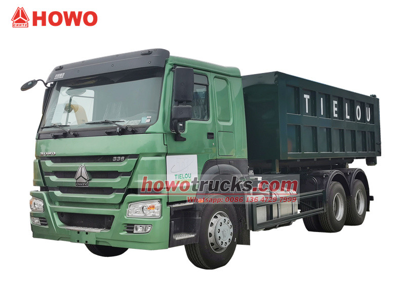 HOWO hook loader garbage truck