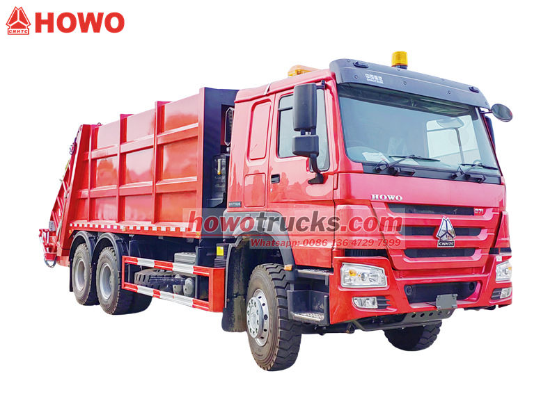 Howo heavy 20CBM garbage compactor truck