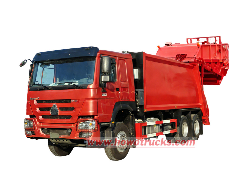 howo garbage compactor truck
