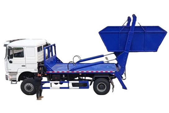 howo skip refuse truck