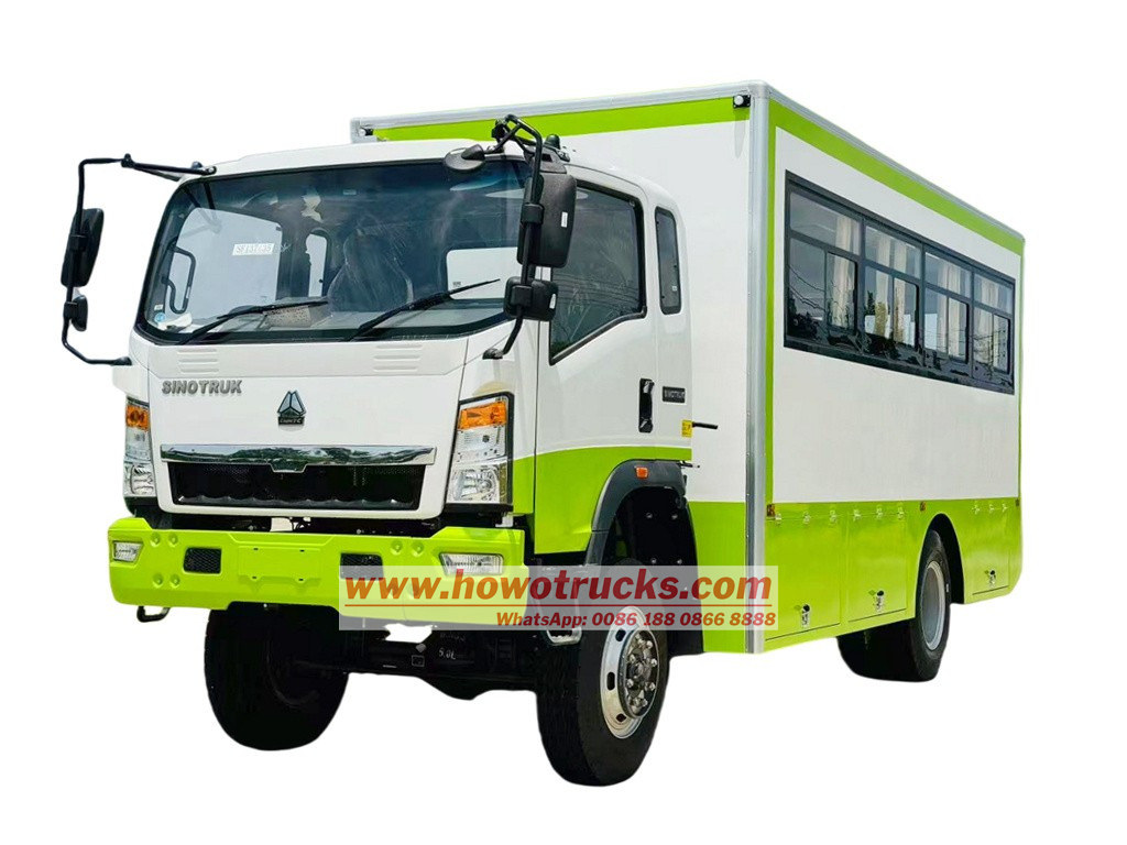 Howo 4x4 soldier carrier truck