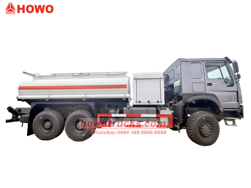 Howo 6x6 offroad 12cbm wildland fuel bowser truck Howo 6x6 offroad 12cbm wildland fuel bowser truck