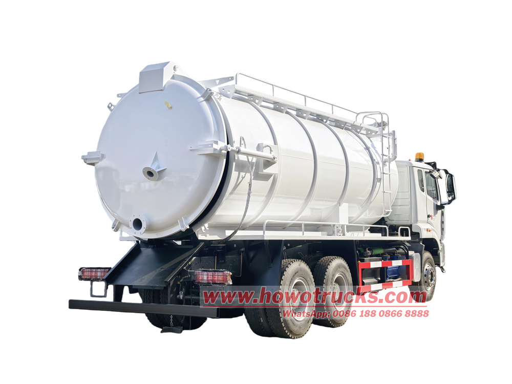 HOWO NX 6x4 400HP engine sewage suction truck