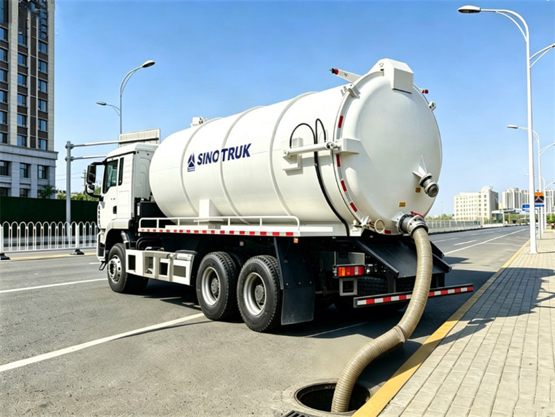 Howo TX vacuum sewage tank truck