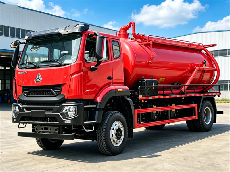 HOWO M7 vacuum sewage tank truck