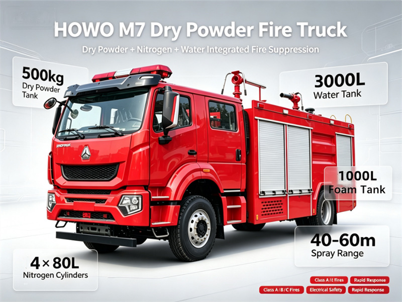 HOWO M7 fire fighting truck HOWO M7 fire fighting truck