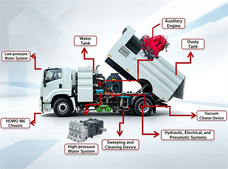 HOWO sweeper truck