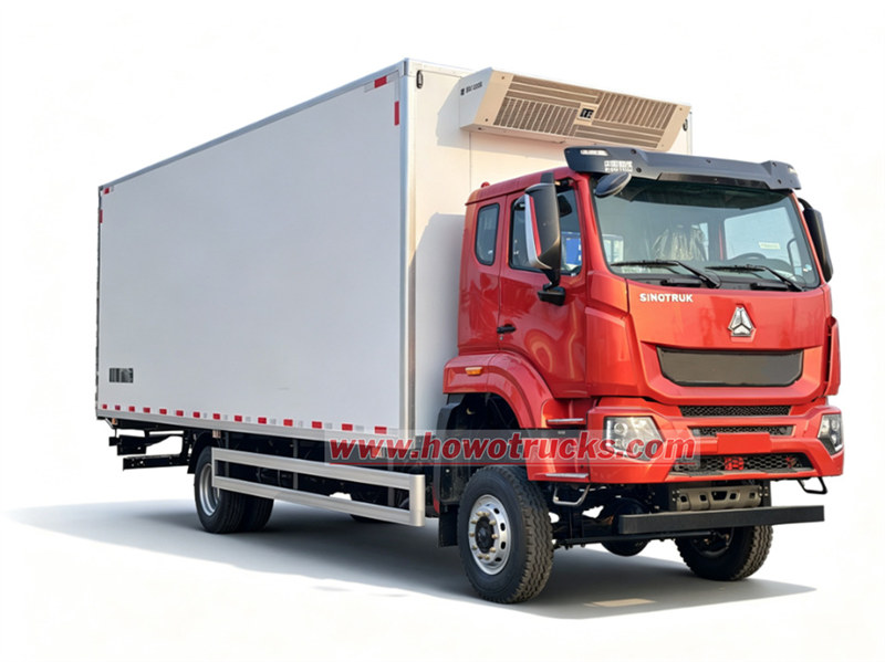 HOWO M7 freezer van truck HOWO M7 freezer van truck
